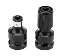 Adattatore per Avvitatore a Percussione Portapunte 1/2 a 1/4, Adattatore per Bussola Punta per Avvitatore a Percussione per Conversioni a Cricchetto Set di Adattatori per