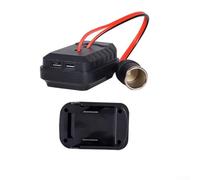 Adattatore per batteria a doppia porta USB-C con presa CA per BL1830, BL1840, BL1815 e per batterie A3/2106 per utensili elettrici - Hub di alimentazione portatile in ABS per casa e (per batteria