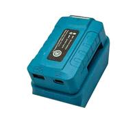 Adattatore per batteria Adattatore di conversione della lampada LED per batteria da 14,4 V/18 V Strumento elettrico senza fili con facile installazione Adattatore per batteria ABS per strumento