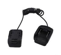 Adattatore per batteria agli ioni di litio per utensili da 18 V, cavo di prolunga per posizionamento flessibile della batteria, compatibile con Songzhi Longyun Shibaura