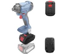 Adattatore per batteria Bosch 18 V PBA/PSB/PSR per utensili Bosch GBA 18 V, adatto per batteria Bosch 18 V PBA 1600A005B0 1600A011T8 per utensili Bosch GBA 18 V (solo adattatore)