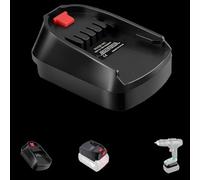 Adattatore per batteria Bosch da 18 V, conversione per Bosch Professional 18 V, batteria GBA, corrente per utensili elettrici Bosch per la casa e il giardino (verde) (include solo adattatore)