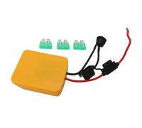 Adattatore per batteria da 20 V DCB200 per DCB205, cavo 14 AWG con interruttore on/off e fusibile da 20 A, compatibile con batterie da 12 V e 20 V max serie DCB120-DCB240