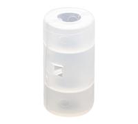 Adattatore per batteria da AA a D - Convertitore negativo per morsetti batteria | Supporto di conversione per apparecchi elettrici, campeggio, casa, officina, esterno, bianco opaco