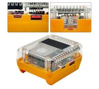 Adattatore per batteria DEWALT con uscita USB e tipo C, ricarica rapida da 138 W, per utensili elettrici agli ioni di litio, giallo