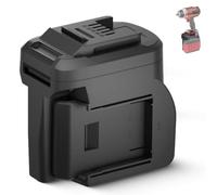 Adattatore per batteria Einhell a Bosch, adattatore per batteria 2 in 1 per Einhell 18 V, confezione da 2 batterie per utensili elettrici Bosch Professional GBA 18 V allo stesso tempo, maggiore