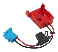 Adattatore per batteria per auto giocattolo per bambini con 30 A per fusibile, per batterie utensili da 18 V 20 V, connettore in plastica ABS per trasformazione fai da te, nero verde (MWQ-18V)