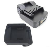 Adattatore per batteria per BL1830 BL1850 per batteria, per Hikoki e per utensili elettrici Metabo 18 V, facile da spostare senza attrezzi, robusto alloggiamento in plastica di colore nero