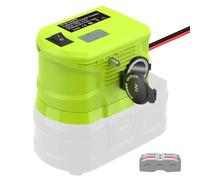 Adattatore per batteria Ryobi da 18 V a 12 V Step Down Power Wheel fai da | Con connettore accendisigari per auto, adatto per la maggior parte dei dispositivi per veicoli da 12 V