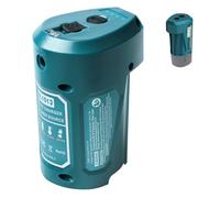 Adattatore per batteria USB per batteria Makita da 10,8 V, fonte di alimentazione, adattatore per batteria agli ioni di litio con connettore USB da 5 V e presa di tipo C da 12 V, ricambio per