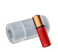 Adattatore Per Batterie | Custodia Convertitore Per Batterie | Convertitore AA a C ad Alta Efficienza per Auto, Casa, Interni ed Esterni