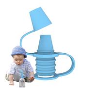 Adattatore per beccuccio per bottiglia d'acqua per bambini, parte superiore per bottiglie in silicone, Tappo per bottiglia d'acqua a prova di fuoriuscite per l'allattamento con biberon, Tappi per bott