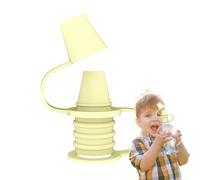 Adattatore per beccuccio per bottiglia d'acqua per bambini, parte superiore per bottiglie in silicone, Tappo per bottiglia d'acqua con forte tenuta, Attacco adattatore per beccuccio per bottiglie sicu