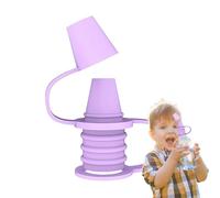 Adattatore per beccuccio per bottiglia d'acqua per bambini, parte superiore per bottiglie in silicone - Attacco adattatore per beccuccio a tenuta forte - Tappi per bottiglie d'acqua sicuri e inodore p