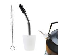 Adattatore per beccuccio versatore per caffettiera - Accessorio per beccuccio per bollitore | Conico riutilizzabile 1,5 - 1,8 cm per acqua latte caldo casa ristorante