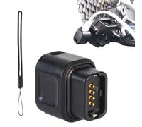 Adattatore per bicicletta, connettore di ricarica, E-Bike Power Plug 0,59 x 0,83 x 0,91 pollici, Fast Output Port, Protezione Overload, Ideale per Commuting, Esercise, Oro Recreational Riding