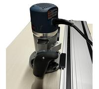 Adattatore per binario di guida per router Bosch 1617 - Made in USA (base a tuffo)