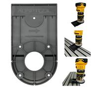 Adattatore per binario di guida per router compatibile con decespugliatore Dewalt per sega a immersione DCW604NT DCW600N D26204K