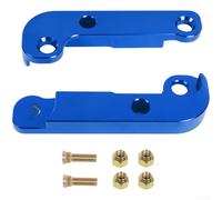 Adattatore per blocco sterzo per telaio BMW E36, progettato per espandere l'angolo di sterzata massimo utilizzando una struttura in alluminio leggero (blu)