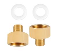 Adattatore per Bombola Di Gas, Adattatore Gpl 1/2 Pollice - 1/4 Pollice, Connettore Rapido per Tubo Gas Cucina, In Rame Puro, Per Conduttura Del Gas per Cucina, Bombola Gas Campeggio