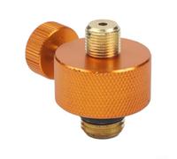 Adattatore per bombola di gas Medio Oriente per stufe da campeggio, connettore portatile in rame con valvola a chiusura automatica per cucinare all'aperto