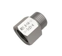 Adattatore per bombola di gas per Tr214 a W21.814 in alluminio per cilindri da 425 G/60 L per acquario, include guarnizione e distanziatori