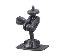 Adattatore per borchie filettate maschio doppio da 1/4 pollice per un fissaggio sicuro Borchie a doppia testa per treppiede per fotocamera Supporto per fotocamera a ventosa adesivo riutilizzabile