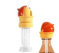 Adattatore per bottiglia per bere, 22 cm, in silicone, beccuccio per la maggior parte delle bottiglie standard, protegge la bocca dei bambini