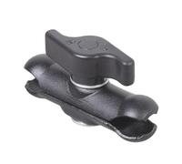 Adattatore per braccio di prolunga a doppia presa, resistente, 17 mm, adatto per action camera, biciclette, moto, staffe di navigazione, supporto flessibile per fotocamera per gli appassionati di