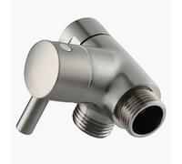 Adattatore per braccio doccia a 3 vie in ottone da 1/2", raccordo a T per valvola doccetta, soffione doccia portatile e fissaggio del s