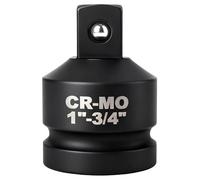 Adattatore per bussola a impatto da 1 F a 3/4", convertitore riduttore in acciaio Cr-Mo, kit di conversione universale per chiave a trasmissione quadrata, adattatore per barra di interruttore per
