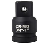 Adattatore per bussola a impatto da 3/4" F a 1", convertitore riduttore a bussola in acciaio Cr-Mo, kit di conversione universale per chiave a trasmissione quadrata, adattatore per barra di