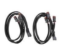 Adattatore Per Cablaggio DT Da 2 Pezzi,Splitter per Cablaggio Universale,Adattatori Deutsch DT Dtp Ad Alta Potenza Resistenti Al Calore Kit di Estensione Del Cablaggio Connettori (3 in 1)