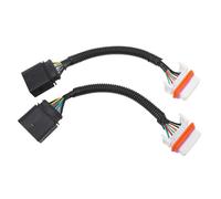 Adattatore per cablaggio faro, 2 pezzi; connettore per cablaggio faro con OE 7L6 971 071 A; ricambio diretto per assieme del cablaggio del faro automobilistico.