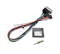 Adattatore per cablaggio ISO, decoder CAN-Bus, compatibile con Renault Megane Mk2, Clio 3, Scenic 2, Master Mk3, cavo Android per auto a 16 pin(With antenna adapter)