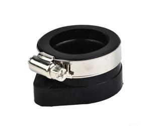 Adattatore per carburatore collettore flangia per carburatori Mikuni VM24/VM26/VM28 e PE26/PE28/PE30, gomma + struttura in alluminio, diametro interno 33-35 mm