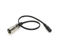 Adattatore per caricabatteria con spinotto XLR 3 pin, permette di passare da uno spinotto jack 5,5x2,1mm standard al connettore del proprio dispositivo, accessorio compatibile con carica batterie