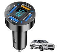 Adattatore Per Caricabatteria Da Auto, 4-Porte Caricatore Auto USB Accendisigari USB Caricabatterie, Adattatore Per Caricabatteria Da Auto Super Veloce A 4 Porte Da 66 W, Per Laptop Phone PRO/Air