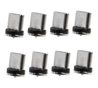 Adattatore per caricabatterie magnetico di tipo C Cavo di tipo C Punta del connettore magnetico 8 pezzi Adattatore magnetico in PVC-C