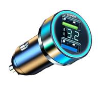Adattatore Per Caricabatterie Per Auto | Caricatore Auto Da 120W/240W USB Per Ricarica Rapida | Carrgr Carr Portatile Con Display Digitale-adattatore CR Multi-porto Con 6 Funzioni Di Protezione Per Te