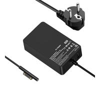Adattatore per caricabatterie Surface Pro 65W, adatto per Microsoft Surface Pro 3/4/5/6/7/9/X, Surface Go 1/2/3, Microsoft Windows Surface Book, Microsoft Surface laptop 3 2 1 caricabatterie per lapto