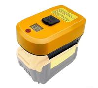 Adattatore per caricabatterie USB-C e USB-A per batterie al litio da 18 V e 20 V, con doppia ricarica e ricarica rapida (per DCB203)