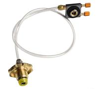 Adattatore per cartucce di gas per EN417 a baionetta da 7/16" (A) | Ottone massiccio, resistente alla corrosione, durevole, leggero, compatto per zaino