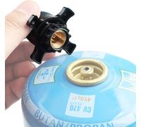 Adattatore per Cartuccia Gas per Collegamento Da Campingaz CV Bombola Gas, Tra