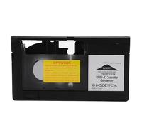 Adattatore per Cassette per Videocamere VHS C, Adattatore per Cassette Video con Registrazione di Riproduzione con Controllo a un Tasto, per Nastri S VHS C e S VHS CP6BKU C P6U