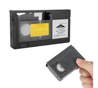 Adattatore per Cassette VHS C, Lettore di Cassette Video per Vari Nastri S VHS C e S VHS, Non Compatibile con 8 Mm/MiniDV / Hi8, Funzione di Riproduzione e Registrazione