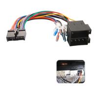 Adattatore per cavi a 20 pin su ISO 20 pin, adattatore ricambio schermo DIN, cablaggio auto compatibile con volante linee di controllo inverso