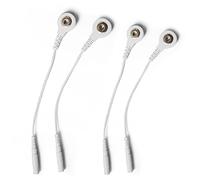 Adattatore per cavi elettrodi, convertire pin da 2 mm in snapshot da 3,5 mm, compatibile con unità TENS EMS (4PCS)