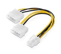 Adattatore per cavo di alimentazione a 6 poli per scheda grafica PCIe PCI-E PCI Express PEG 1x PC-Stromkabel
