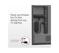 Adattatore per Cavo di Alimentazione per Amazon Fire TV Stick, Alimenta Fire TV Stick Direttamente Dalla Porta USB del Televisore.